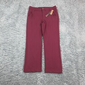 One 5 One Pants Womens 12 Purple Premier Ponte Dress Trouser 33x27.5* NWT